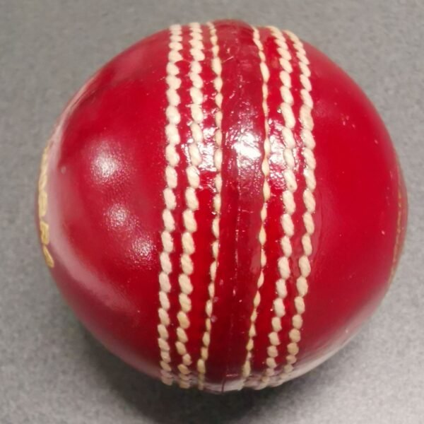 KOOKABURRA Speed 4 Piece Leather Cricket Ball Red - Image 3