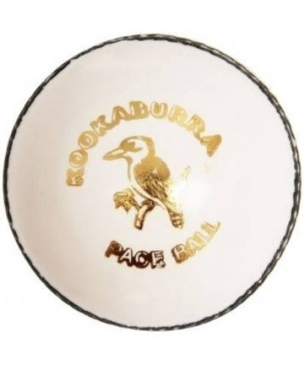 KOOKABURRA Paceball 4 Piece Leather Cricket Ball White