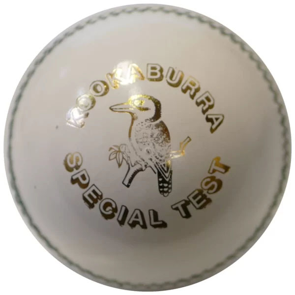 Kookaburra Special Test 2PC Cricket Ball 156g White - Australian Made