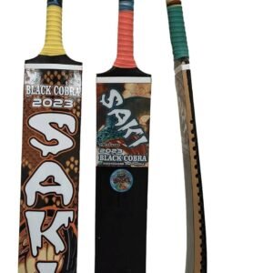 SAKI Tape Ball Bat-Black Cobra Rawalakot Wood KW