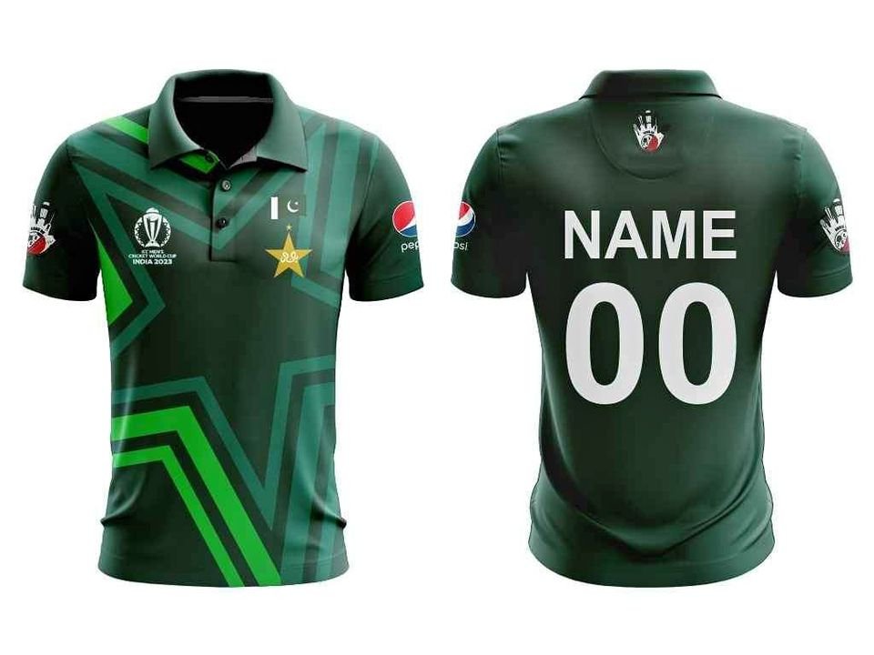 ICCI Cricket World cup 2023 Pakistan Jersey Shirt Top - AMAFHHA Sports