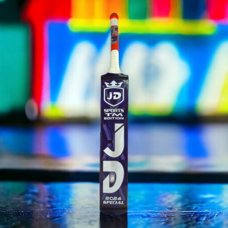 JD Tape Ball Bat Premium TM Edition 2024 Coconut WoodWide Blade Long Handle AMAFHHA Sports