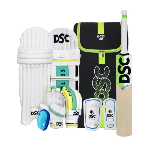 DSC Eco Kashmir Willow Youth/Junior Cricket Set Size 3, 4, 5 & 6