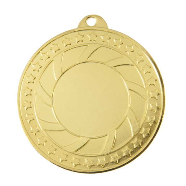 Generic Centre Wreath Medal - Gold 25mm