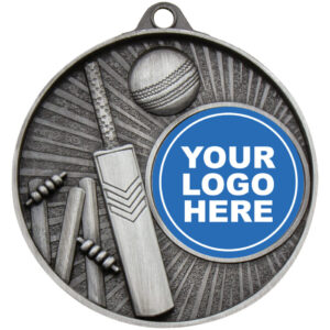 Cricket Blitz Medal Antique Silver 52mm