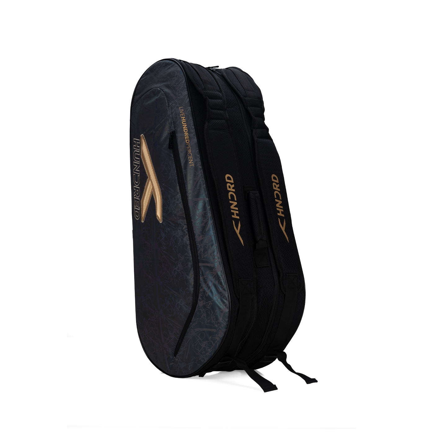 Hundred Victory Vault Badminton Kit-Bag Black Waterproof