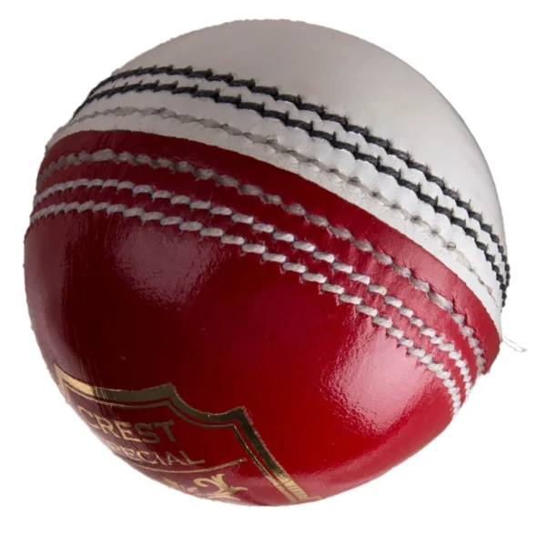 GRAY NICOLLS CREST Special 2PC Senior Cricket Ball Red/White 156g
