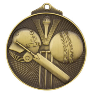 Cricket Sunraysia Medal Gold 52mm