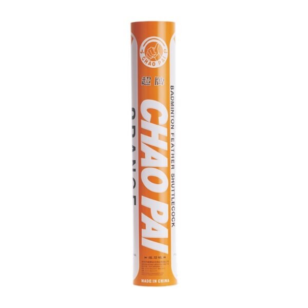 Chao Pai Orange Duck Feather Badminton Shuttlecock 77 SPEED