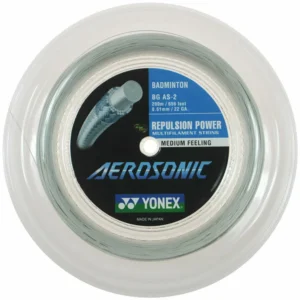 YONEX Aerosonic BG AS-2 Badminton String Coil (200m) - 0.61mm White Japan