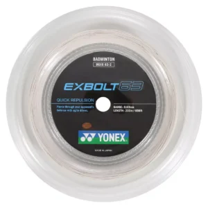 YONEX Exbolt 63 Badminton String Coil (200m) - 0.63mm White Japan