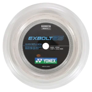 YONEX Exbolt 65 Badminton String Coil (200m) - 0.65mm White Japan