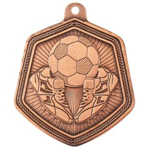 Medal Football Soccer Falcon Series Bronze 65mm
