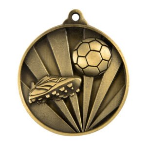 Sunrise Medal Football Soccer Gold - 40mm
