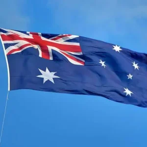 Australia Ausi Flag with pole pocket (Cloth)