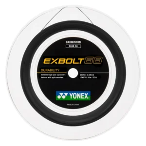 YONEX Exbolt 68 Badminton String Coil (200m) - 0.68mm Black Japan