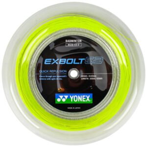 YONEX Exbolt 63 Badminton String Coil (200m) - 0.63mm Yellow Japan