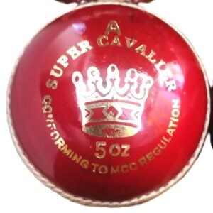 AS Super Cavalier 2Pc Senior Cricket Leather Ball Red 142g - Confirm to MCC