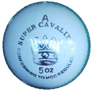 AS Super Cavalier 4Pc Senior Cricket Leather Ball White 142g - Confirm to MCC