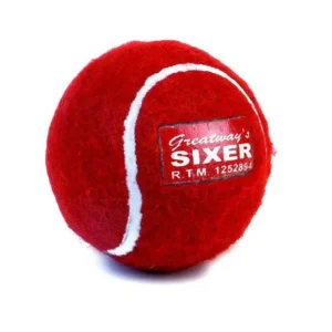 Sixer Premium Hard Tennis Ball (Heavy) Red - Approved by TBCF
