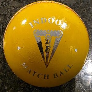 AS Match INDOOR Cricket Ball Yellow PU Filling - 110g-115g