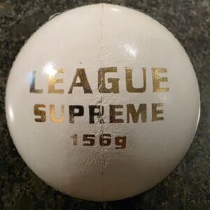 AS League Supreme 4Pc Cricket Leather Ball White