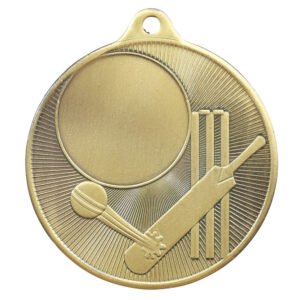 Cricket Universal Medal Gold 50mm