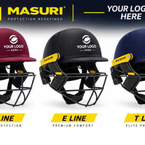 Masuri T LINE Plus (Paint) STEEL CRICKET HELMET - Custom Design with Logo
