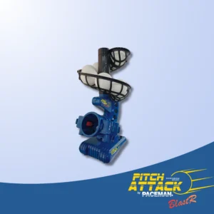 PACEMAN Pitch Attack BlastR Blaster Bowling Machine with 9 Balls